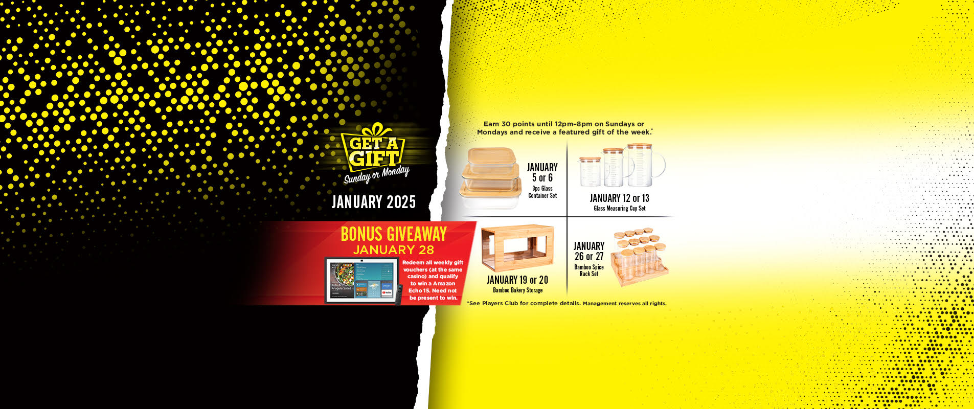 January Get a Gift Promo