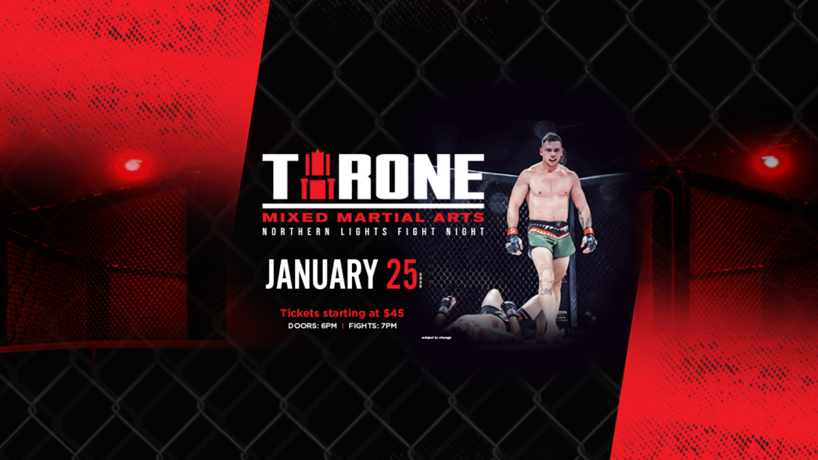 Throne Mixed Martial Arts, January 25th, 2025